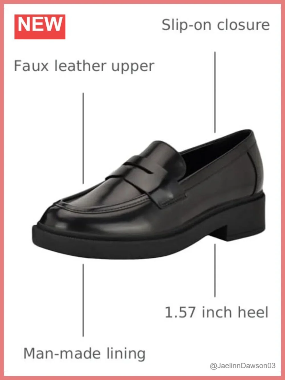Women's Faux Leather Loafers Slip-On Comfort Padded Insole